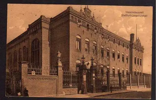 63955 AK Staßfurt Leopoldshall Vereinslazarett 1918