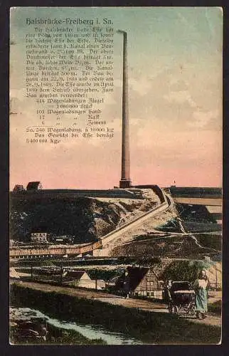 64778 AK Freiberg Halsbrücke Esse Schornstein