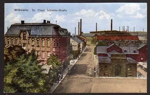 64606 AK Vitkovice Witkowitz Schuster Str. gedrukt 1919 Ostrava