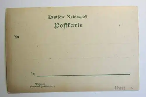 64813 AK Kappelrodeck Litho Handlung v. A. Roth um 1900