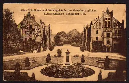 64248 AK Neukloster M. Altes Schulhaus Nebengebäude Lehrerseminar 1913