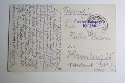 64873 AK Mittlach mit Rotenbachkopf 1915 Feldpost