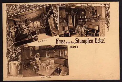 65223 AK Itzehoe Gasthaus Stumpfe Ecke Alte Bude 1917