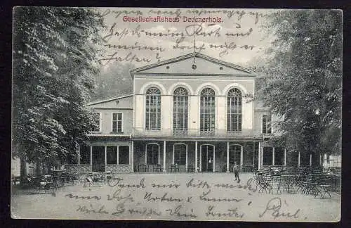 65772 AK Devenerholz Devener Holz Demmin 1907 Gesellsch