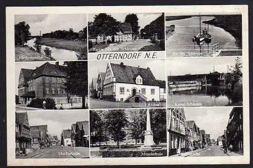 66089 AK Otterndorf N. E. Schleuse Medempartie Schule