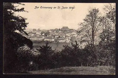 65500 AK Saint Juvin 1916 1917 Feldpost