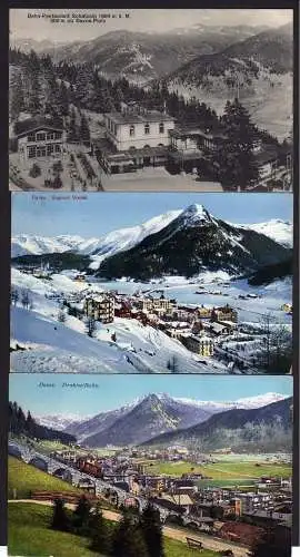 66822 3 AK Davos Englisch Viertel Bahn Restaurant 1914