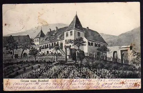 66753 AK Buxhof Reichenweiler 1908
