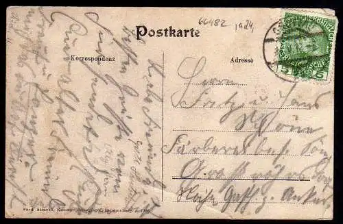 66482 AK Görsdorf Grottau 1912 Zappes Restaurant Wein