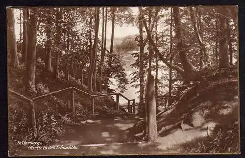 66277 AK Insterburg Ilawa Partie in den Schluchten 1925