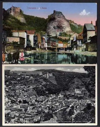 67154 2 AK Idar-Oberstein Nahe 1921