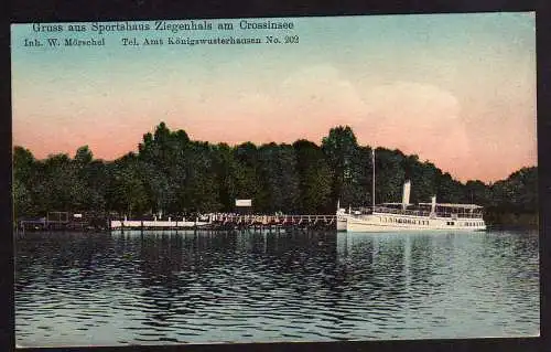 68392 AK Crossinsee Sportshaus Ziegenhals Amt Königswus
