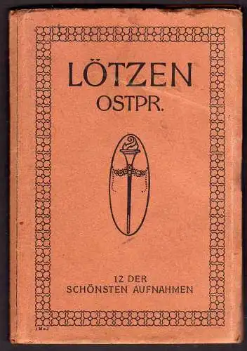 68104 12 AK Lötzen Löwentinsee Cafe Reuter Markt Lyker