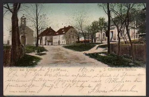 69155 AK Uhelná Kohlige 1904 Gasthaus Effenberger