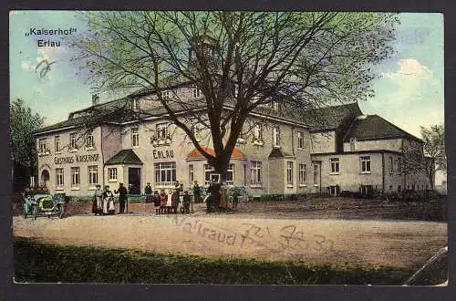 69666 AK Erlau Gasthof Kaiserhof bei Mittweida