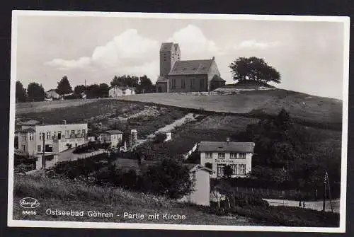 72011 AK Göhren Rügen Villa Christiana Kirche