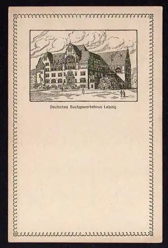 72049 AK Leipzig 1922 Buchgewerbehaus Sachsendreier