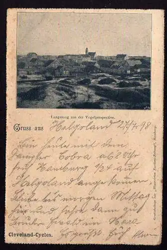 73080 AK Langeoog Langeroog Luftbild 1898 Helgoland