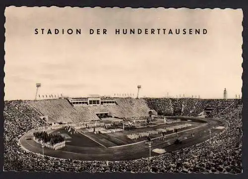 71854 AK Messestadt Leipzig Stadion der 100000 Fest Feier