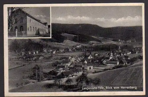 73587 AK Langenorla Thüringen Gasthaus zum grünen Kranz 1941 Otto Perthel