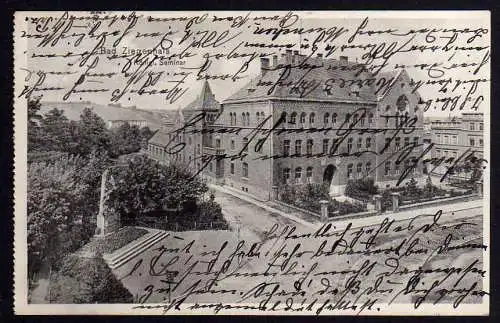 73967 AK Bad Ziegenhals Glucholazy Königl. Seminar 1912