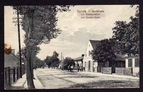 73380 AK Dyrotz Wustermark Gasthaus Restauration Gustav Euen 1917