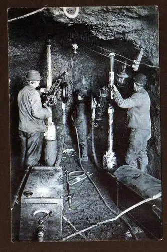 74490 AK Ilseder Hütte Bergbau Stollen elektrische Bohrmaschine