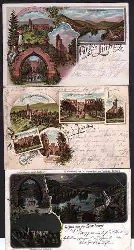 74452 3 AK Limburg an der Lahn Litho 1897 1899 Kloster