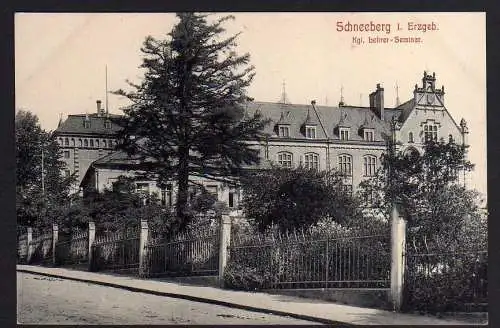 78056 AK Schneeberg Kgl. Lehrer Seminar