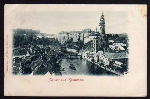 80744 AK Krummau um 1900 Cesky Krumlov
