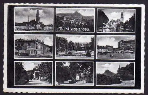 80743 AK Bilin Bilina Sudetengau um 1940 9 Ansichten