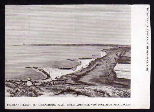 80838 AK Fischland Küste bei Ahrenshoop Mecklenburgische Monatshefte 1934
