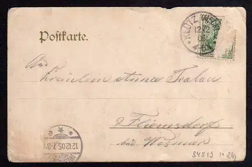 84819 AK Ostseebad Boltenhagen Eingang Hotel zum Grossherzog v. Mecklenburg 1905