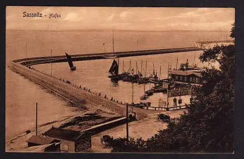 83647 AK Sassnitz Saßnitz Hafen 1907