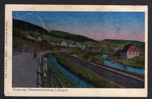 86157 AK Oberneuschönberg i. Erzgeb. Olbernhau 12.12.1912