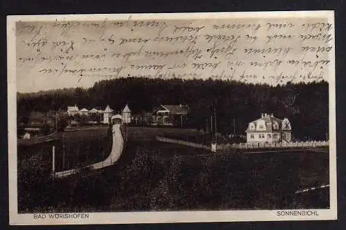 88907 AK Bad Wörrishofen Sonnenbichl 1933 Pension Quisisana
