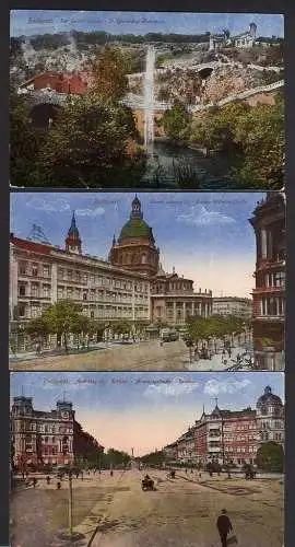 89563 3 AK Budapest Andrassystraße St. Gerhardus Monument