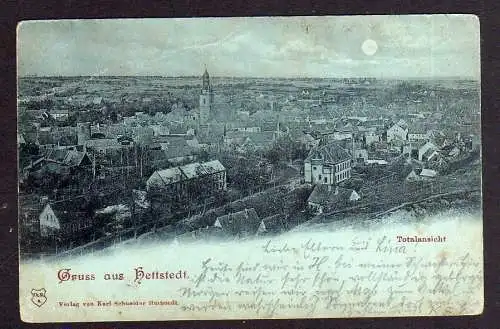 89227 AK Hettstedt Mondscheinkarte 1899