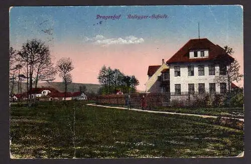 89559 AK Pragerhof Rosegger Schule Maribor Marburg an der Drau 1917 Zensur