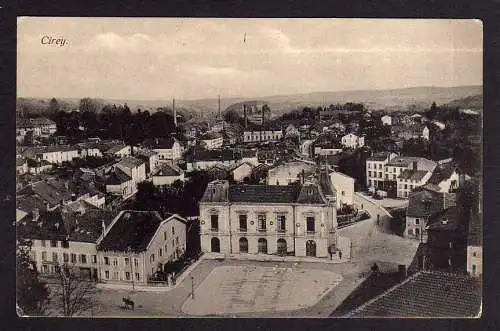 89229 AK Cirey Frankreich Platz Häuser um 1915