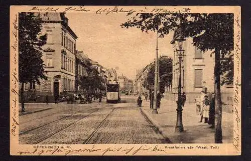 89696 AK Offenbach am Main Frankfurterstraße Westl. Teil 1927