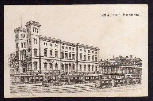 91152 AK Wegliniec Kohlfurt Bahnhof um 1910