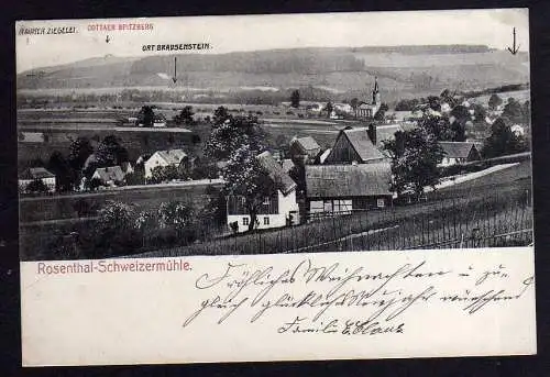 91280 AK Rosenthal Schweizermühle 1910