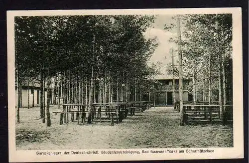 90907 AK Bad Saarow Mark 1927 6. Jung C.V.J.M. Tagung Scharmützelsee Studenten