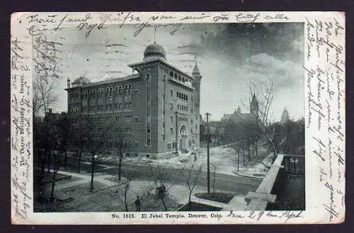 90711 AK Denver Colorado El Jebel Temple 1908 Moschee