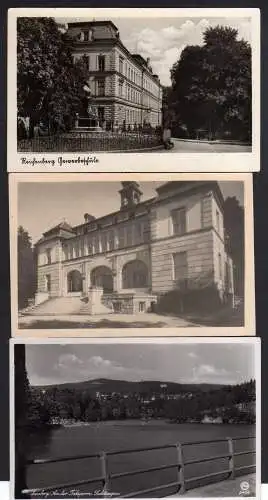 92870 3 AK Liberec Reichenberg Staatsgewerbeschule Gauschulungsburg Talsperre