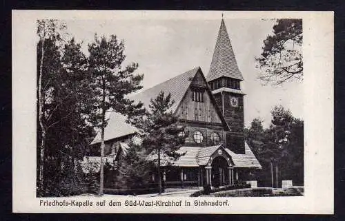 95459 AK Stahnsdorf Friedhofs Kapelle Süd West Kirchhof