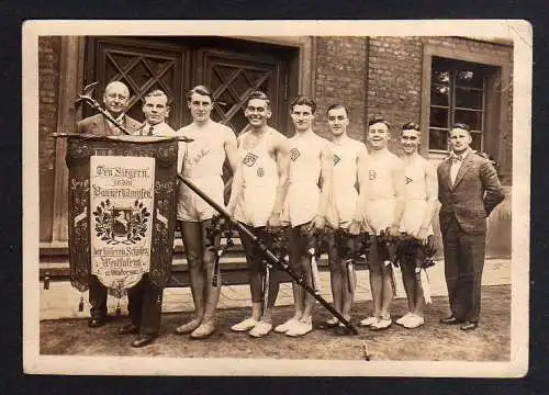 95276 Foto Turner Sieger in den Bannerkämpfen ... Westfahlen 1907 Verein ORH