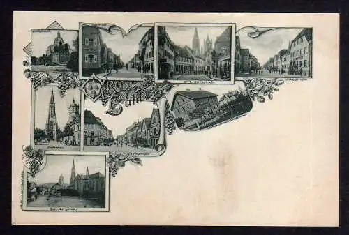 96949 AK Bühl Kirchenplatz Hauptstrasse Schwanen Straße Haushaltungschule Eisenb