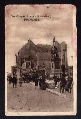 98420 AK Szczytno Ortelsburg Kriegerdenkmal 1919 Ostpreussen